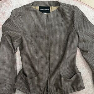 Vintage Giorgio Armani Women's Wool & Silk Blazer